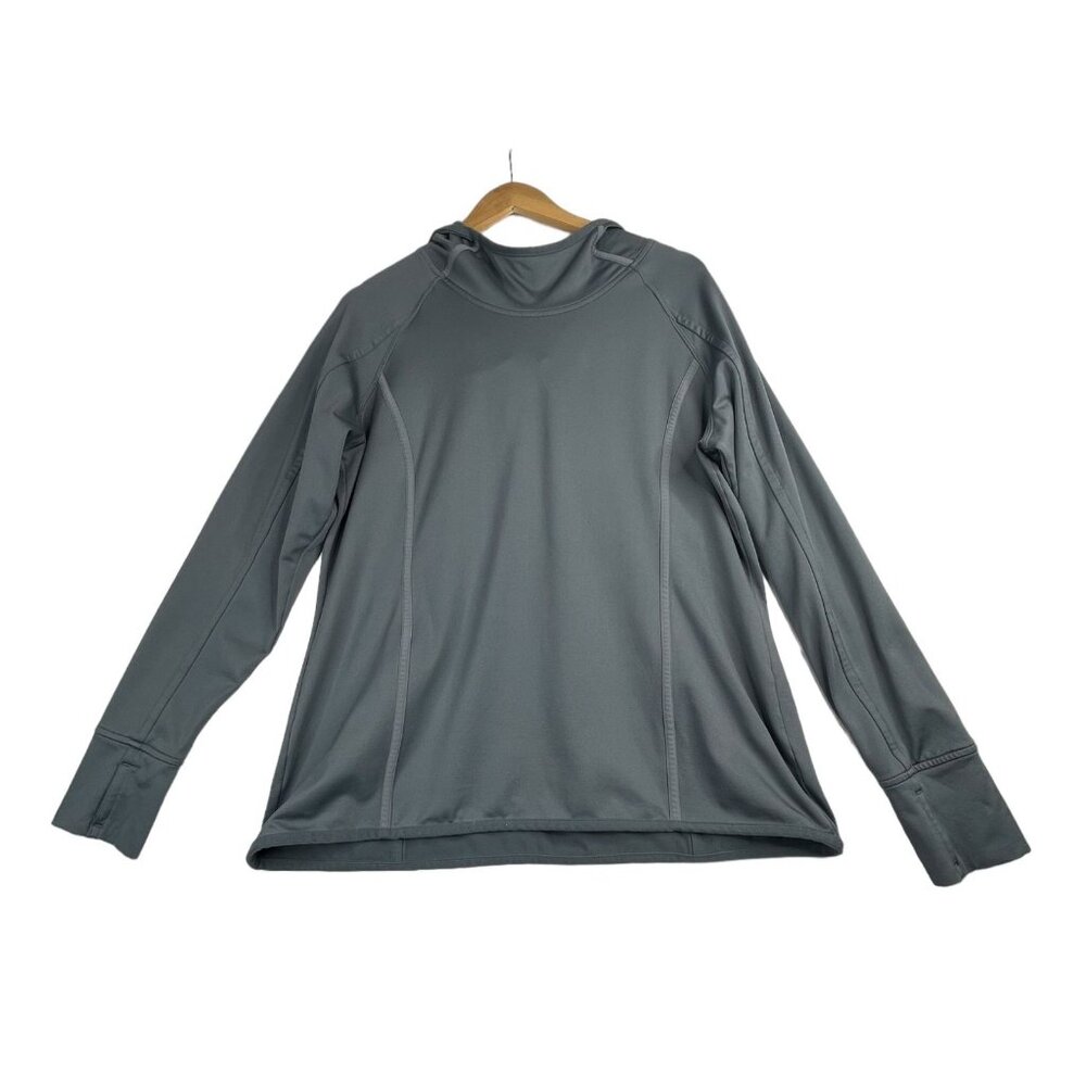 Athleta Hooded Sweatshirt size XL Gray - Picture 1 of 8